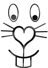 Laden Sie das Bild in den Galerie-Viewer, PD: (SET) Hasengesicht 1-6