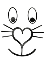 Laden Sie das Bild in den Galerie-Viewer, PD: (SET) Hasengesicht 1-6