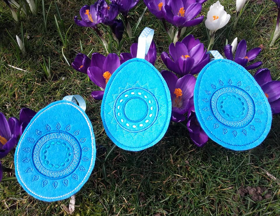 SD: (SET) ITH Eier Hängerle (Mandala) 10er