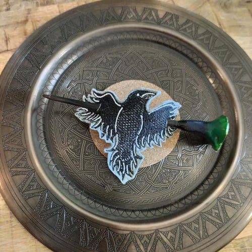 SD: Haarschmuck ITH Rabe