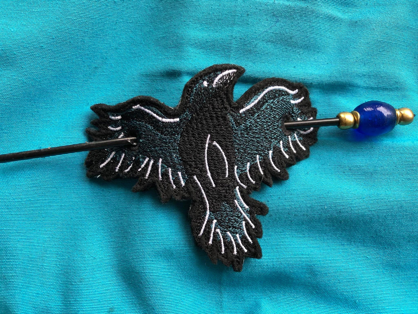SD: Haarschmuck ITH Rabe