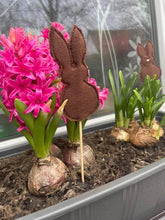 Laden Sie das Bild in den Galerie-Viewer, SD: (SET) 3x Hase 2021 Blanko - Anhänger &amp; Steckis 10er