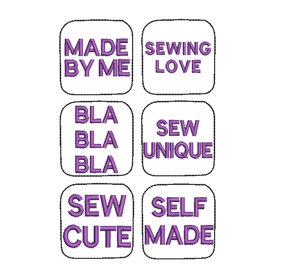 SD: (SET) Label Sewing