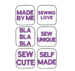 SD: (SET) Label Sewing