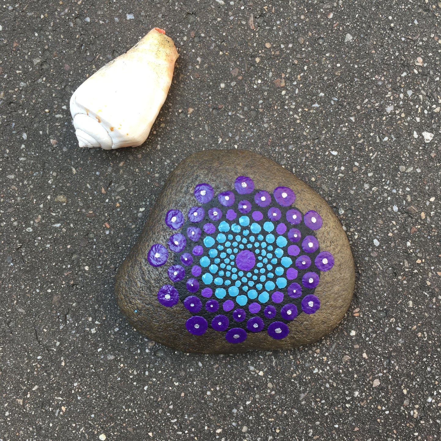 Nähgewicht Mandala - Stein 1