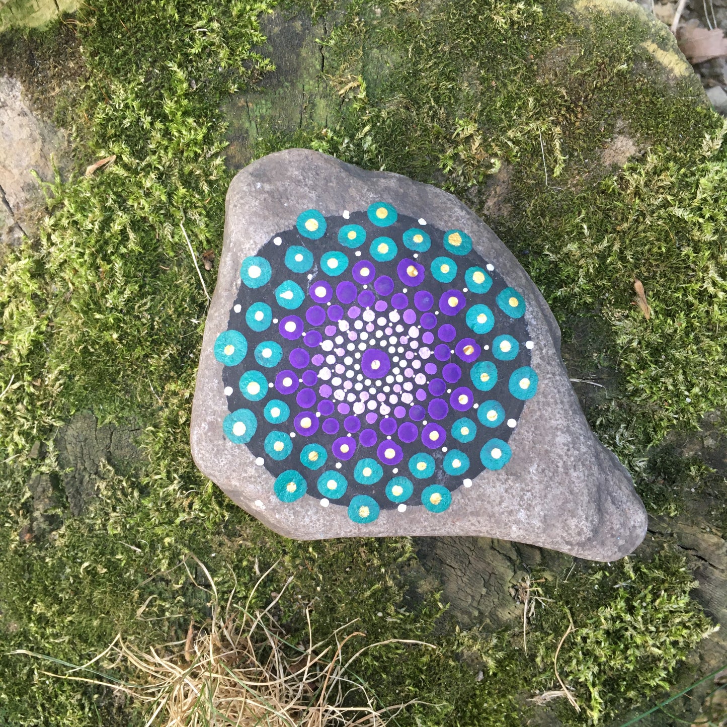 Nähgewicht Mandala - Stein 8