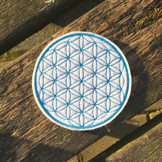 Patch: Blume des Lebens 10cm (Filz)