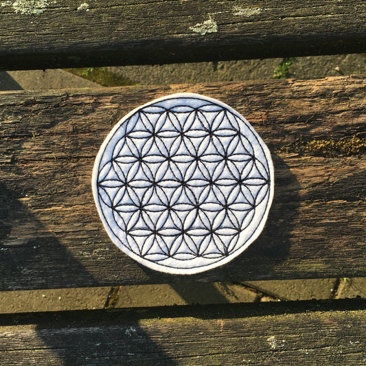 Patch: Blume des Lebens 10cm (Filz)