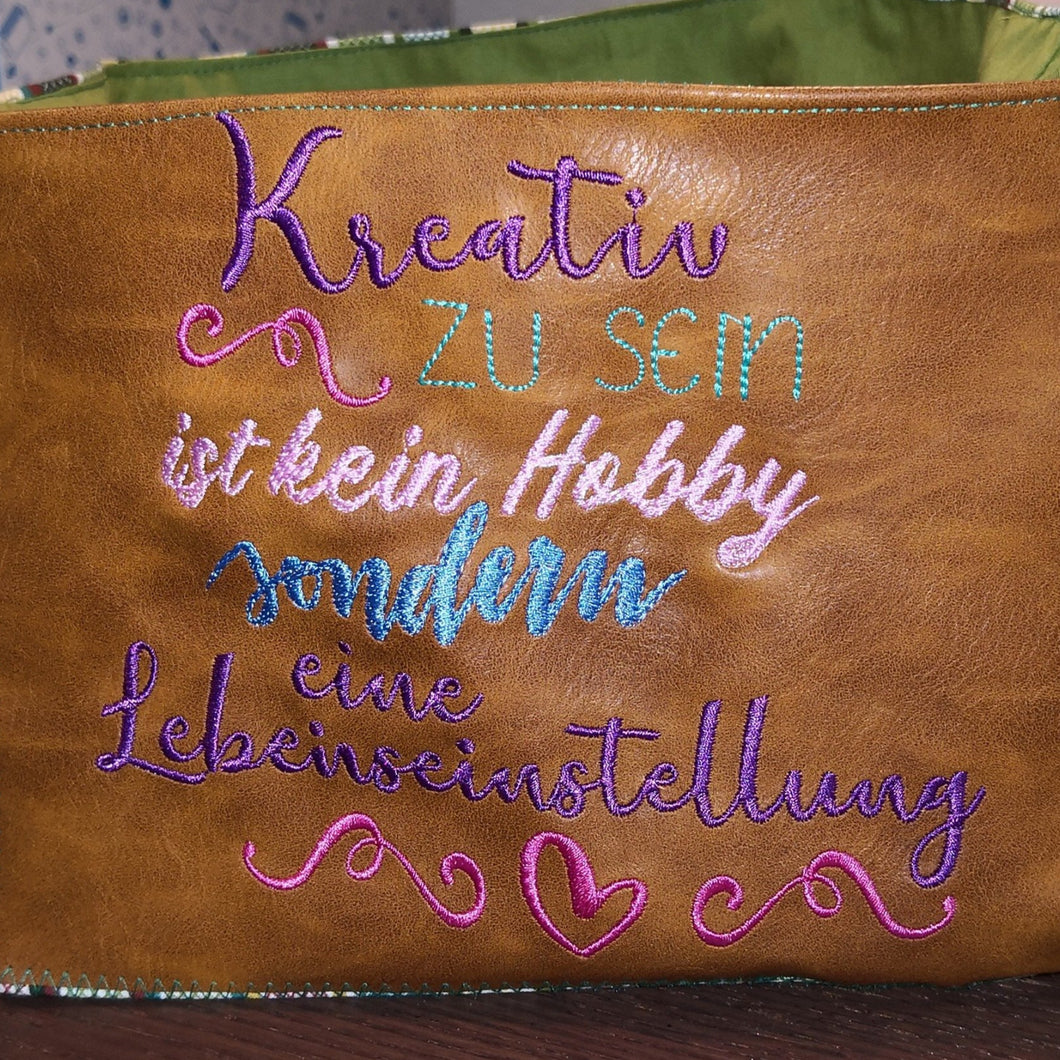 SD: Kreativ zu sein.. Lettering 18er