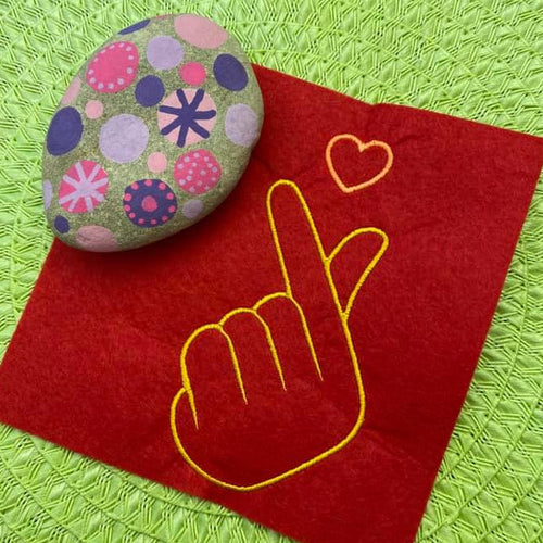 SD: Handzeichen Herz 10er