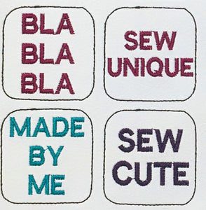 SD: (SET) Label Sewing