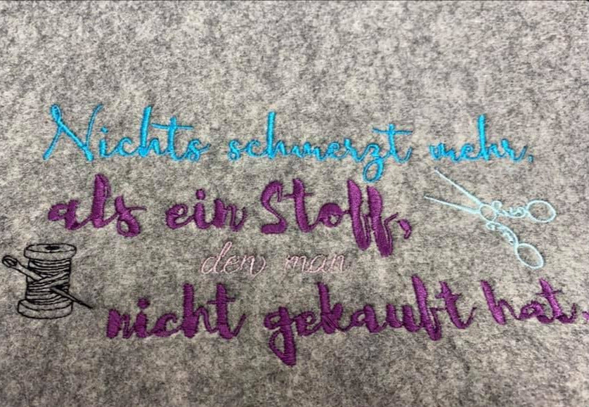 SD: Nicht schmerzt mehr, als ein Stoff, den man nicht gekauft hat 16er