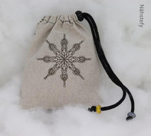 Laden Sie das Bild in den Galerie-Viewer, SD: (SET) 3 Schneeflocken (Redwork) 10er