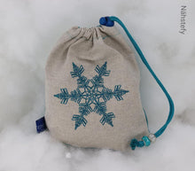 Laden Sie das Bild in den Galerie-Viewer, SD: (SET) 3 Schneeflocken (Redwork) 10er