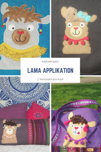 SD: (XXL SET) Lama Applikation 1-8