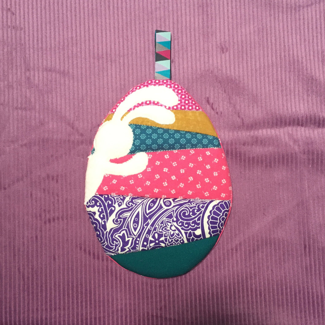 SD: ITH Patchwork Ei Hase Doodle 18er