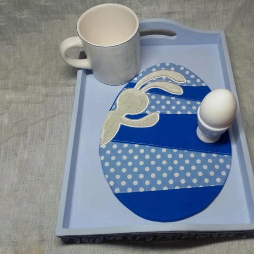 SD: ITH Patchwork Ei Hase Appli 30er