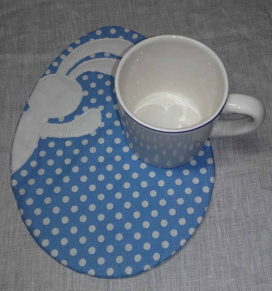 SD: ITH Patchwork Ei Hase Doodle 18er