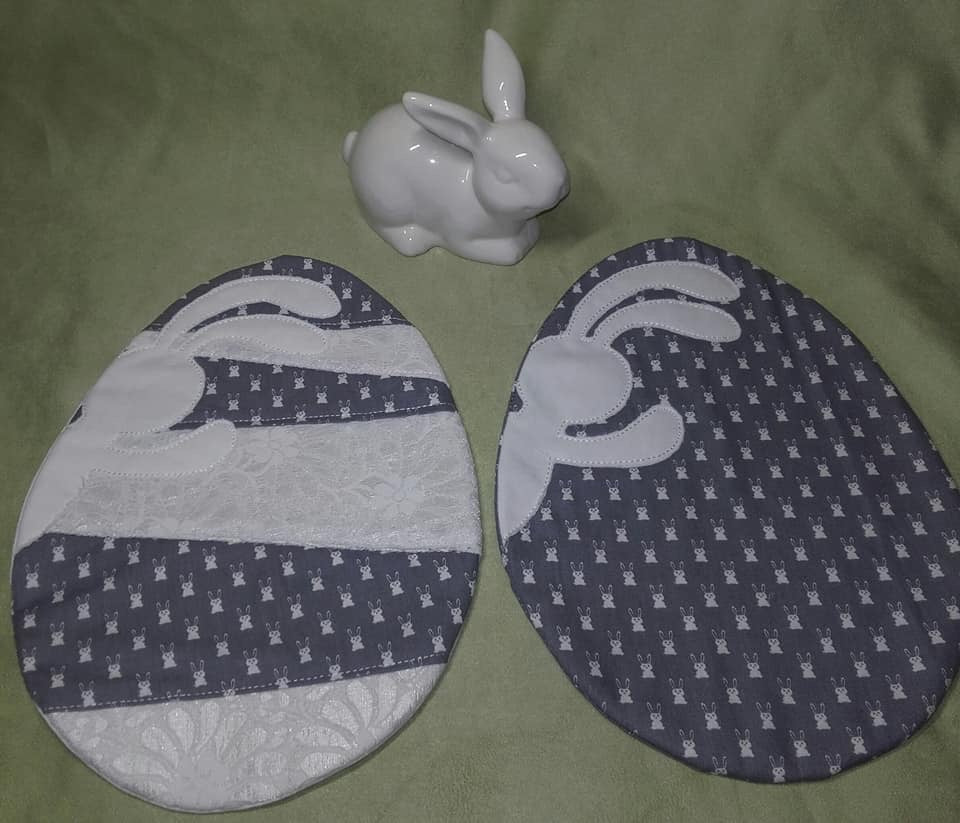 SD: ITH Patchwork Ei Hase Doodle 30er