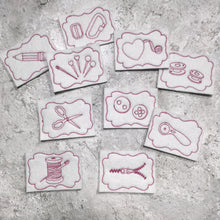 Laden Sie das Bild in den Galerie-Viewer, SD: [XXL Set] Pin it Ordnungshelfer Nähen (ITH)