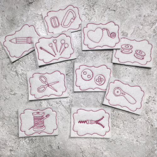 SD: [XXL Set] Pin it Ordnungshelfer Nähen (ITH)