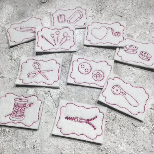 SD: [Set] Pin it Ordnungshelfer Nähen (ITH) 10x10