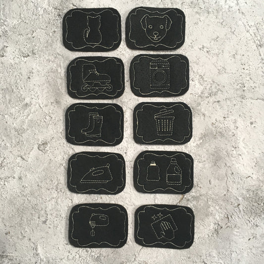 SD: [Set] Pin it Ordnungshelfer Haushalt (ITH) 10x10