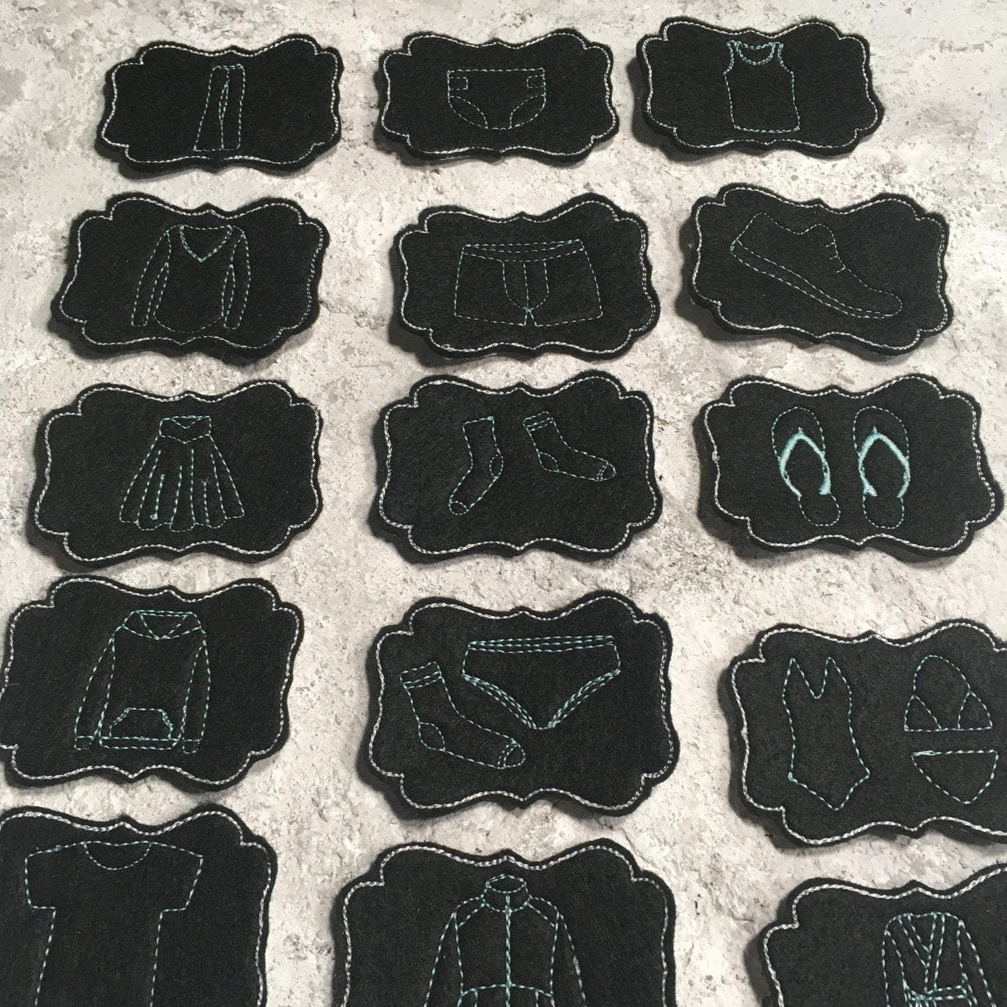 SD: [Set] Pin it Ordnungshelfer Kleidung (ITH) 10x10