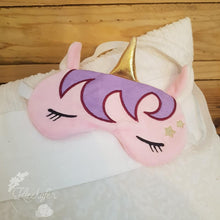 Laden Sie das Bild in den Galerie-Viewer, SD: Schlafmaske Einhorn ITH 20er
