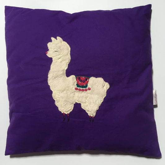 Kissen Alpaka Lady 40x40 (Farbe wählbar)