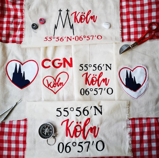 SD: (XXL Set) Köln Stickdateien