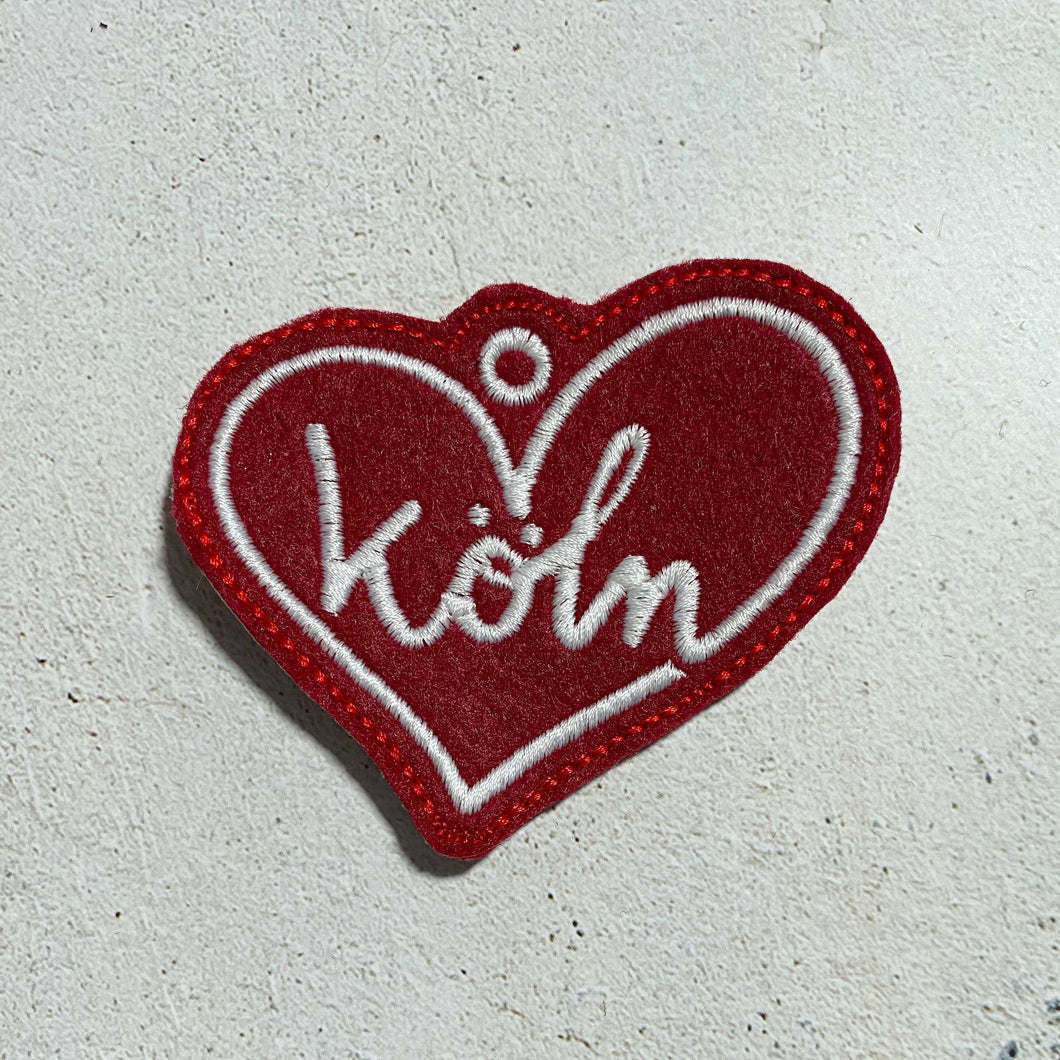 SD: Köln Herz Schlüsselanhänger ITH 8er