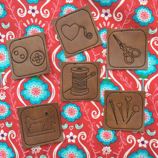 Statement Patches: Symbole Nähen (Set oder Einzeln)