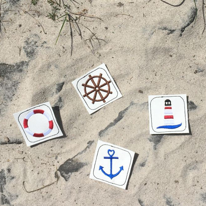 Statement Patches: Maritim (Set oder Einzeln)