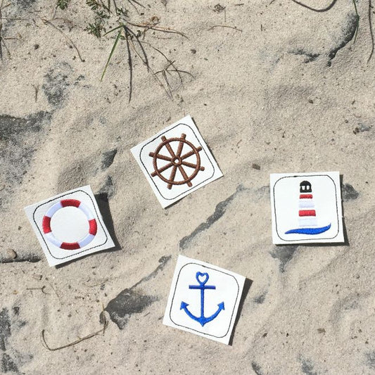 Statement Patches: Maritim (Set oder Einzeln)