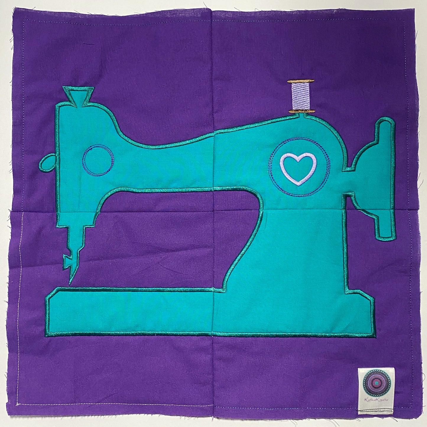 SD: (Set) QuiltBlock Mitte Nähmaschine 16er