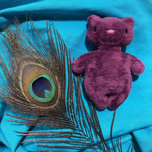 Plüschie: Mini Baby Bär (Pflaume)