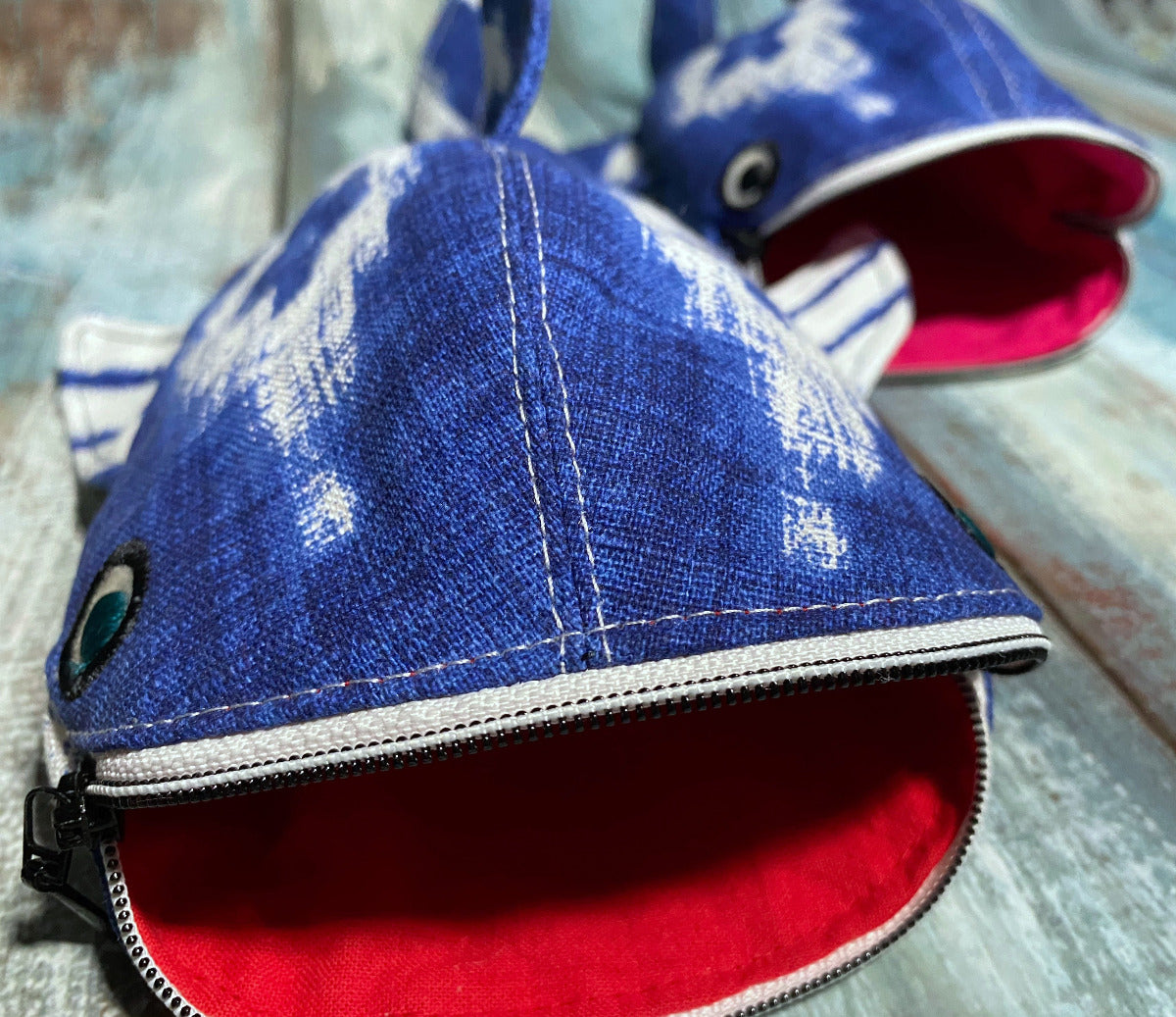 🦈🐋 StifteMäppchen Wal-Hai 2 Unikat - Etui, Federmäppchen, Täschchen