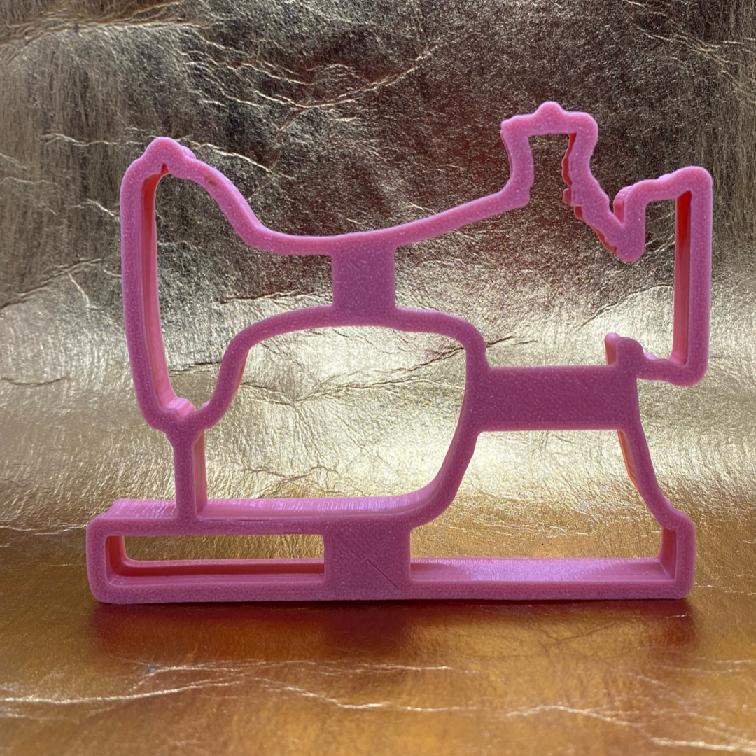 3D: Ausstecher Nähmaschine groß