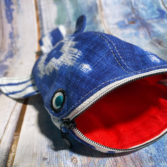 🦈🐋 StifteMäppchen Wal-Hai 2 Unikat - Etui, Federmäppchen, Täschchen