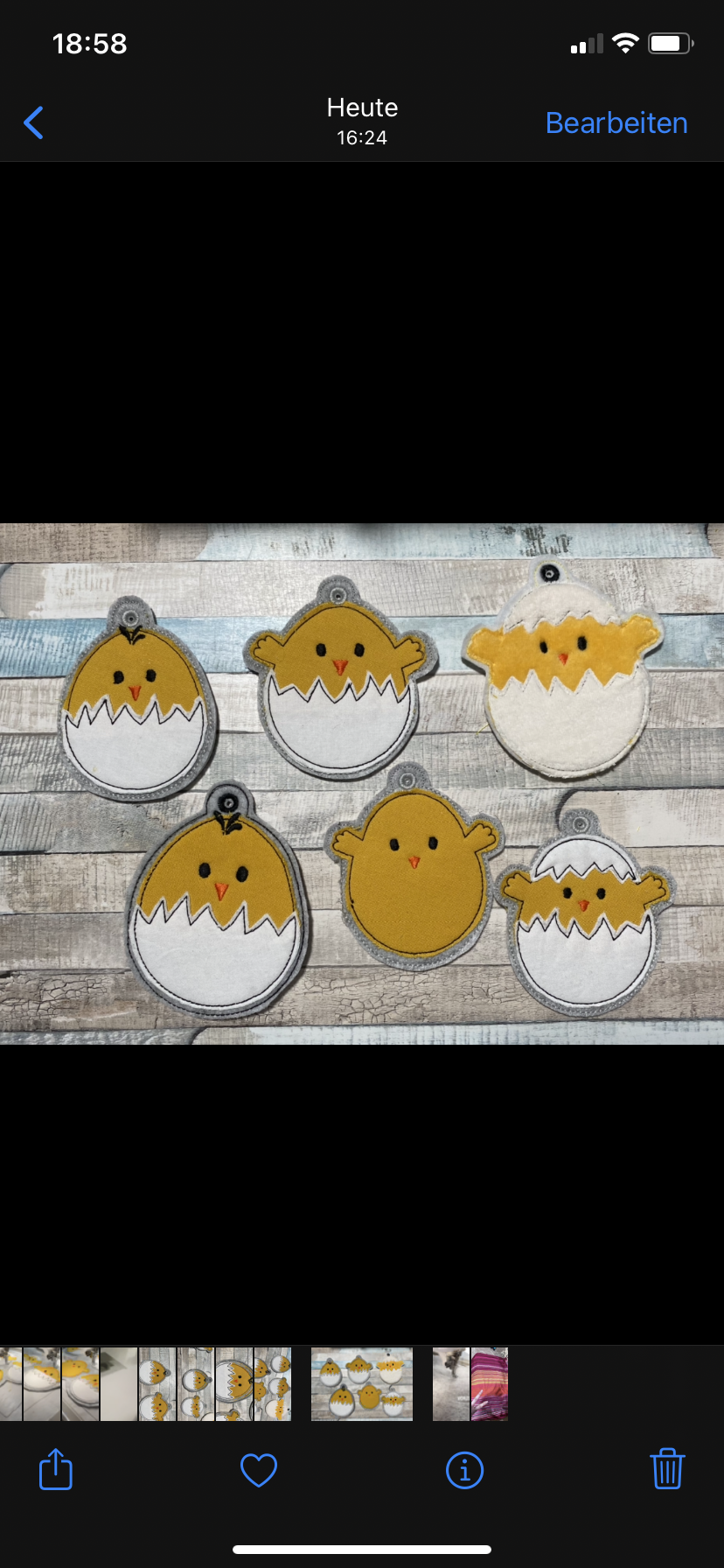 SD: (SET) Eierschalen Küken 1-4 12er