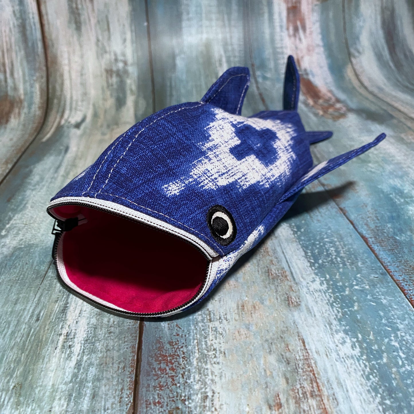 🐋🦈 StifteMäppchen Wal-Hai No.1 Unikat - Etui, Federmäppchen, Täschchen