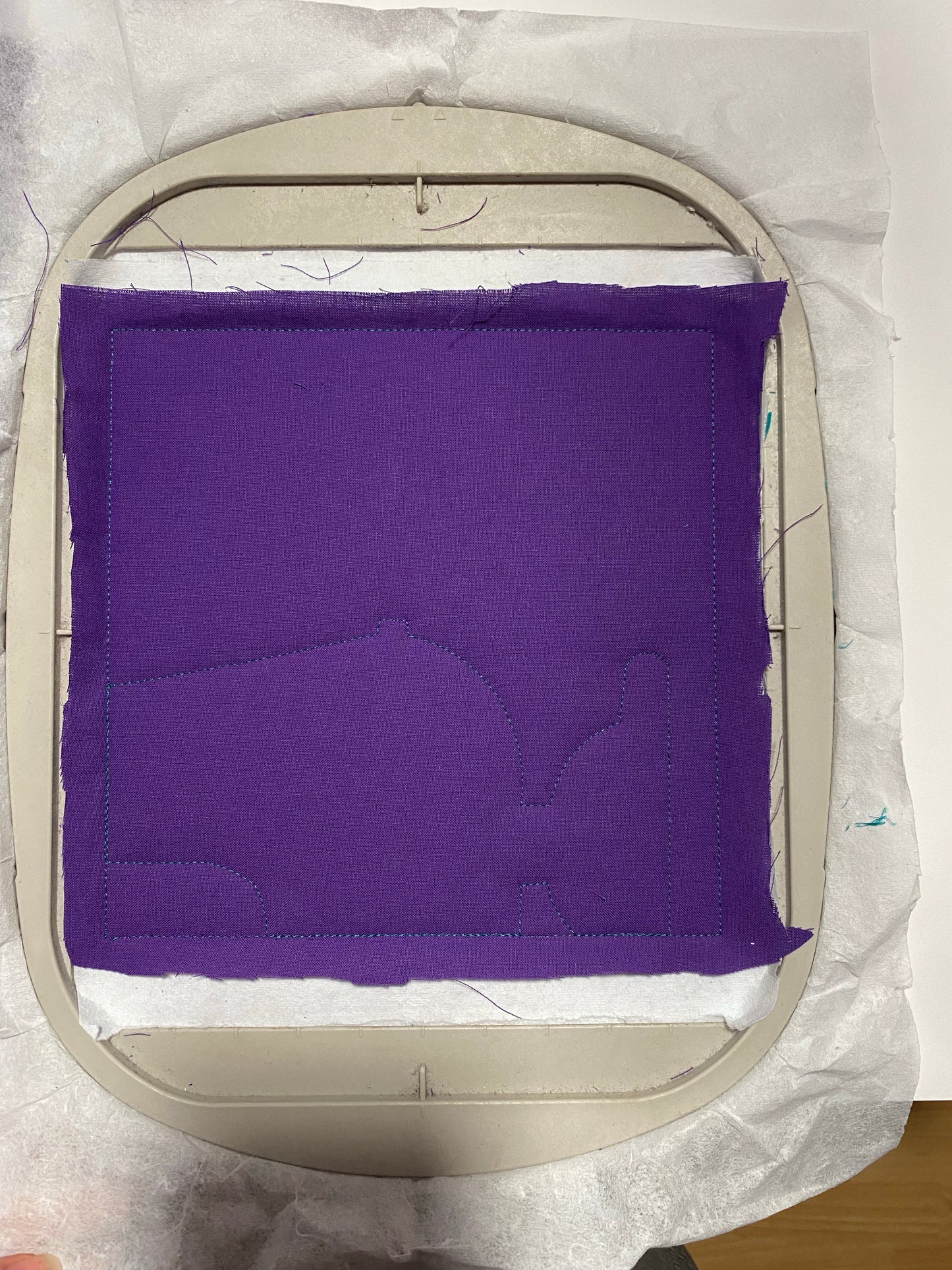 SD: (Set) QuiltBlock Mitte Nähmaschine 16er