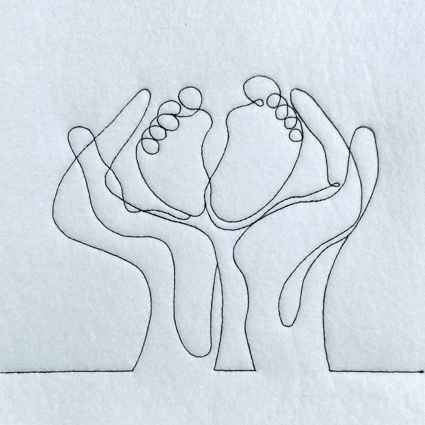 SD: LineArt BabyFüße 10er