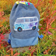 SD: Bus Flower Power Doodle Appli 18er