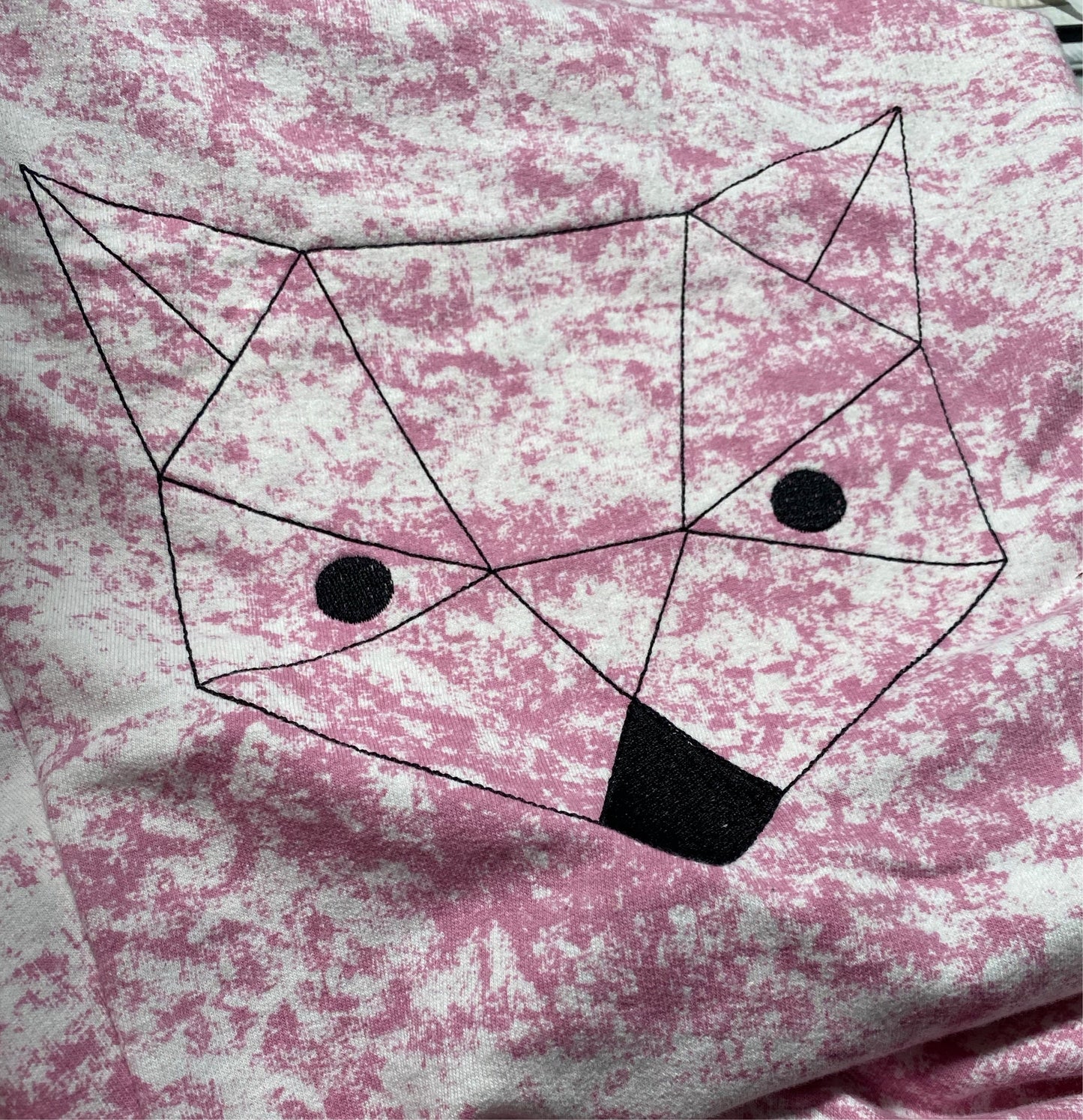 SD: Origami Fuchs Redwork 16er
